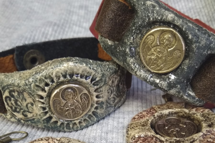 bracelet en cuir artisanal