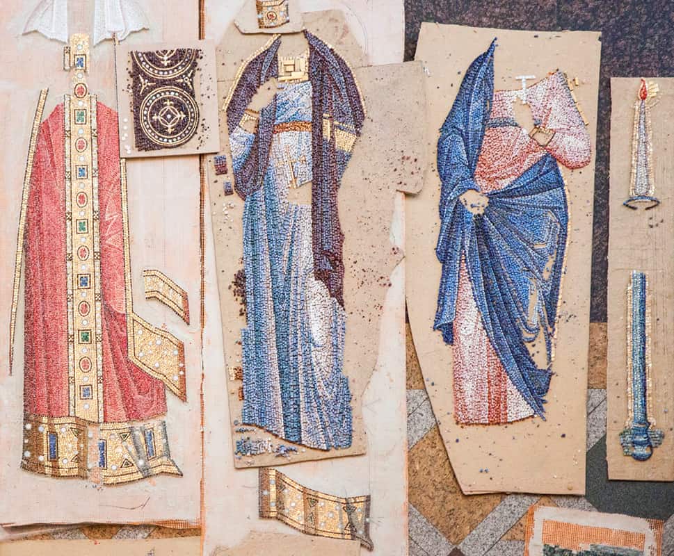 St Elisabeth convent's mosaic workshop