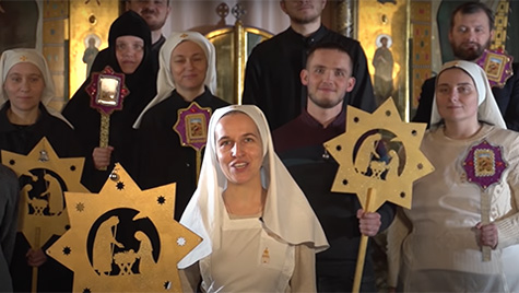 Des chants de Noël interprétés par le chœur de notre monastère