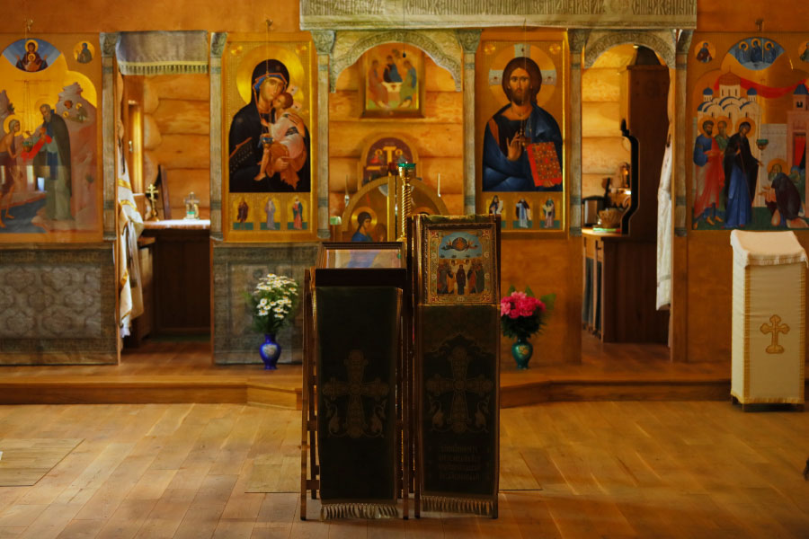 inside st sergius church
