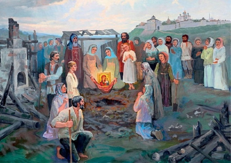 the appearance of the Kazan icon