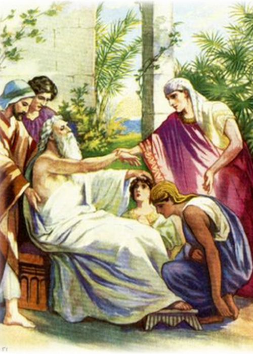 Josef begegnet seinem Vater Jakob