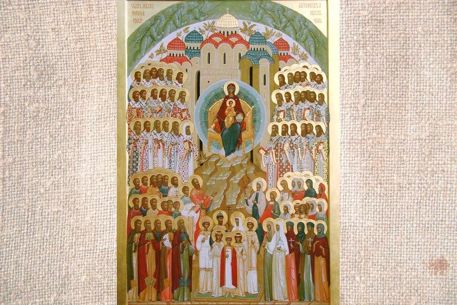 icone des nouveaux martyrs de russie