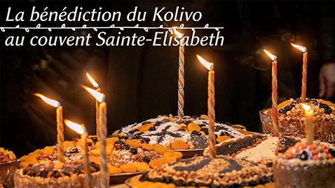 La bénédiction du koliva au monastère Sainte-Elisabeth