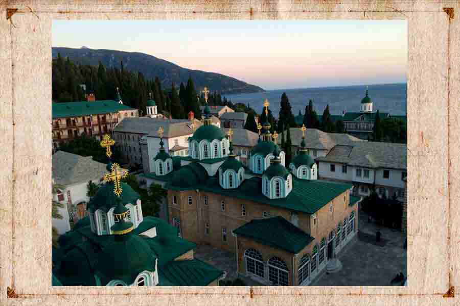 Russian St. Panteleimon Monastery on Mount Athos