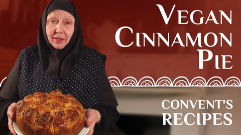 Vegan Cinnamon Pie for the Convent's Birthday