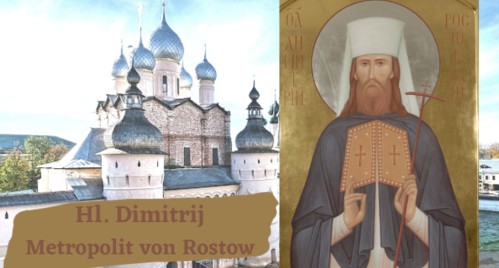 Heiliger Dimitrij, Bischof von Rostow