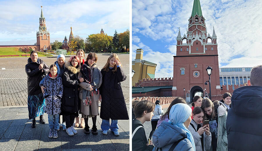 The children on Red Square