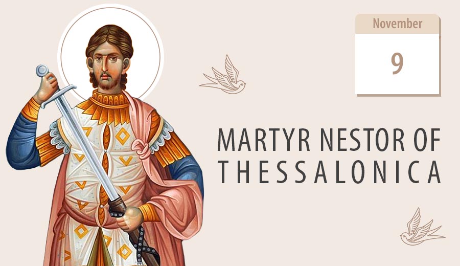 Saint Nestor of Thessalonica icon