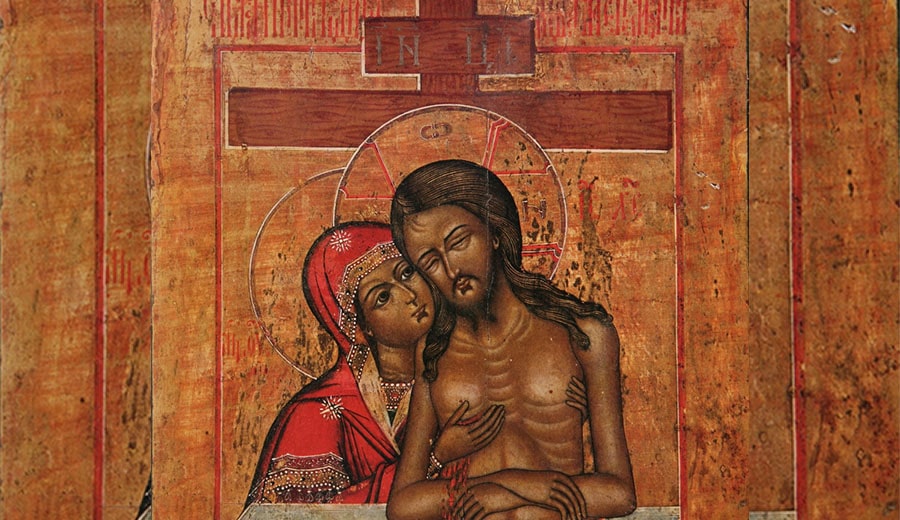 Icon “Do Not Weep for Me, O Mother”