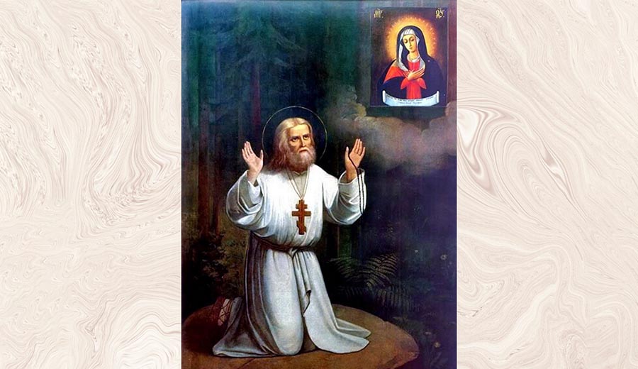 An icon painted by Bishop Seraphim (Chichagov)
