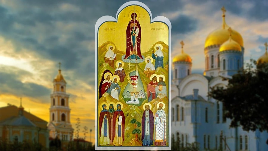 Icon of the Assembly of Diveyevo Saints