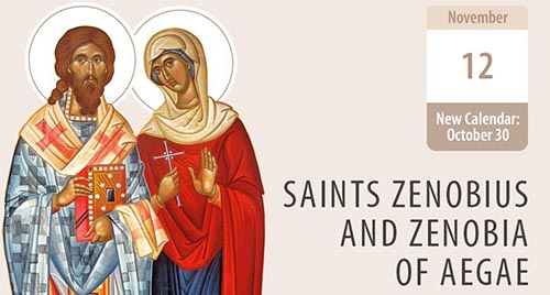 Saints Zenobius and Zenobia of Aegae, Martyrs for Truth