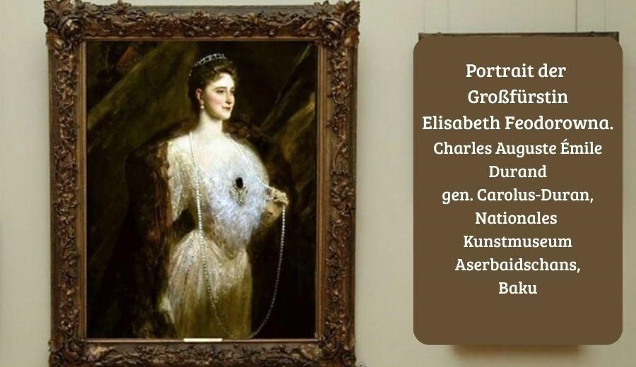 Portrait der Großfürstin in Kunstmuseum, Baku