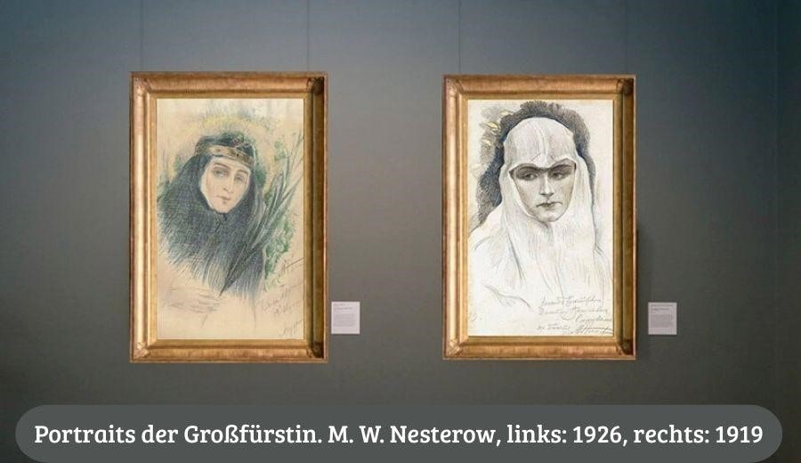 Portrait der Grossfurstin, Nesterow