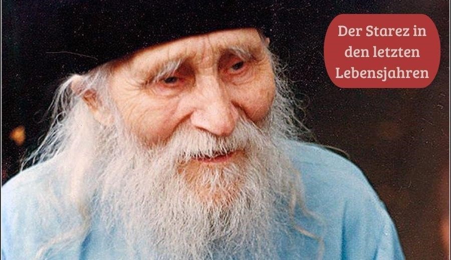 Der Starez in den letzten Lebensjahren