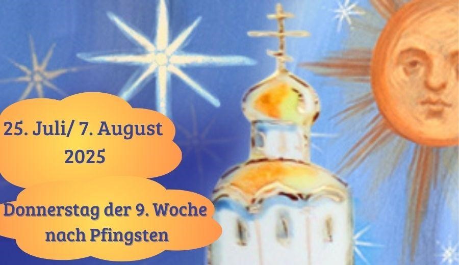 Donnerstag der Neunten Woche nach Pfingsten