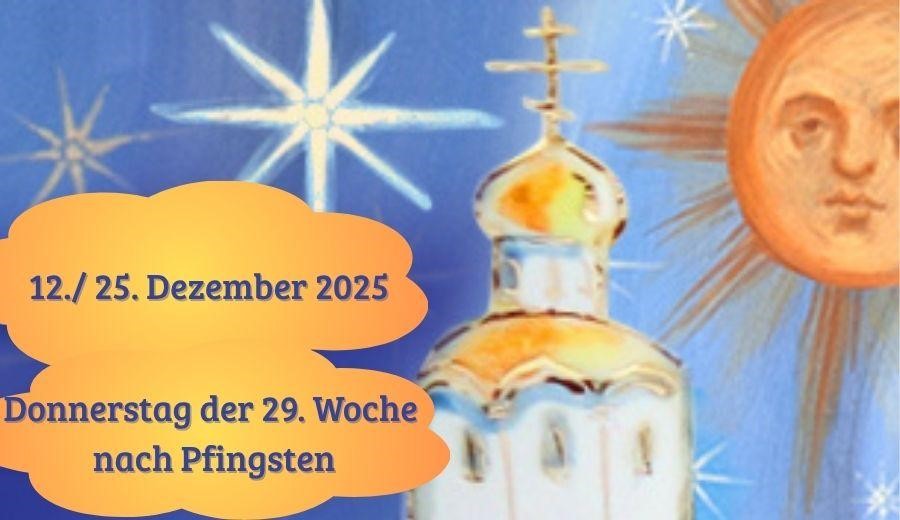 Donnerstag der neunundzwanzigsten Woche nach Pfingsten