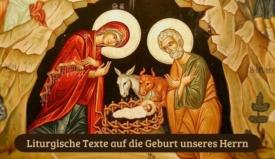 Ikone der Geburt unseres Herrn