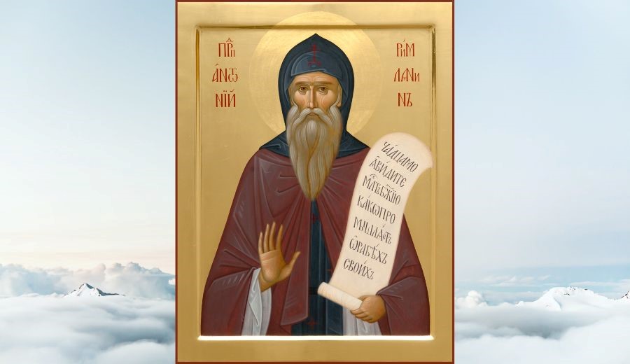 Hl Antonij des Römers, Wundertäter von Novgorod