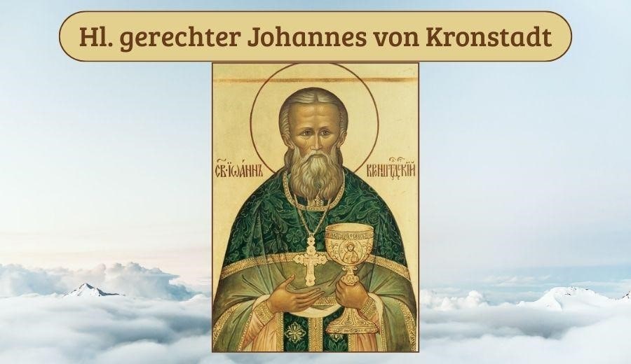 Hl. Gerechter Johannes von Kronstadt