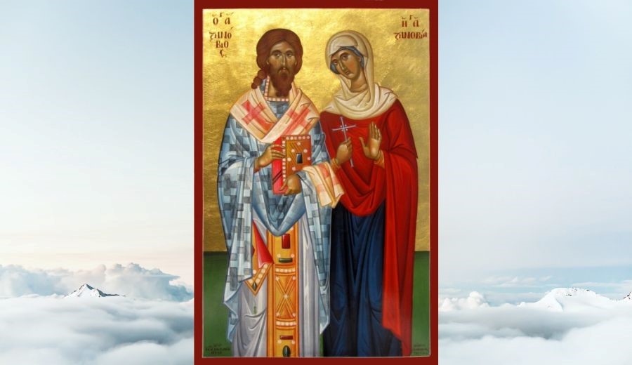Hl. Hieromartyr Zenobios und seiner Schwester Zenobia