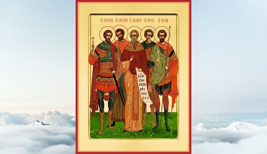 Hll. Martyrer Eustratios, Auxentios, Eugenios, Mardarios und Orestes von Sebaste