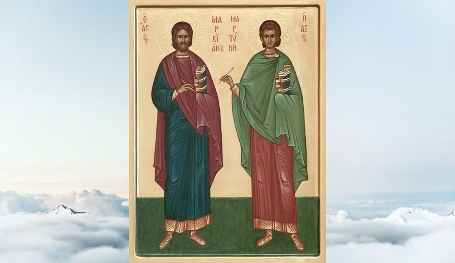 Hll. Martyrer und Notare Markianos und Martyrios