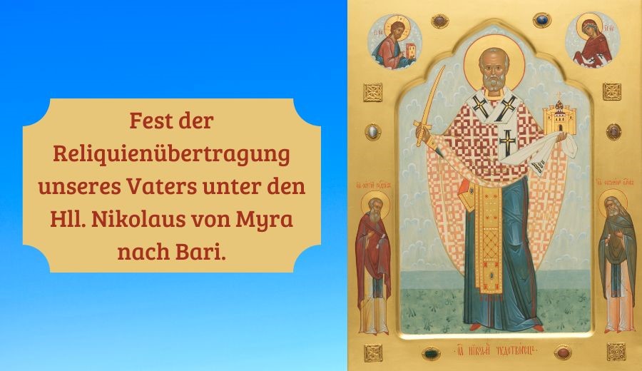 Hll. Nikolaus von Myra nach Bari