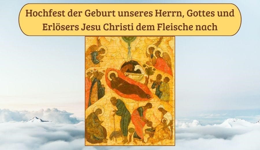 Geburt unseres Herrn
