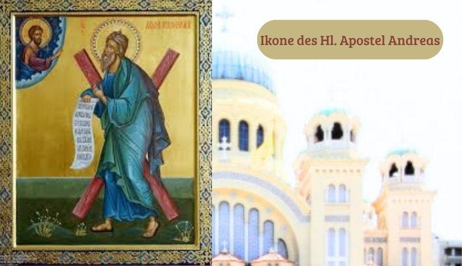 Ikone des Hl Apostel Andreas