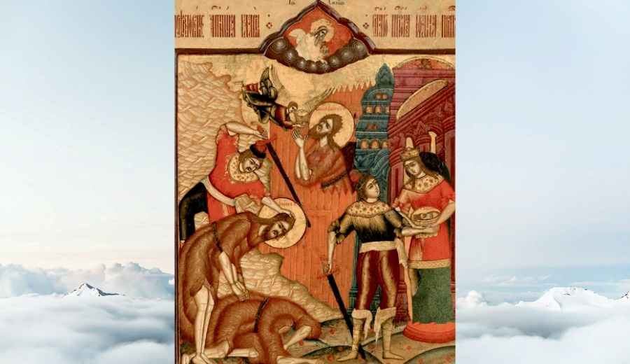 der Enthauptung des Täufers Johannes