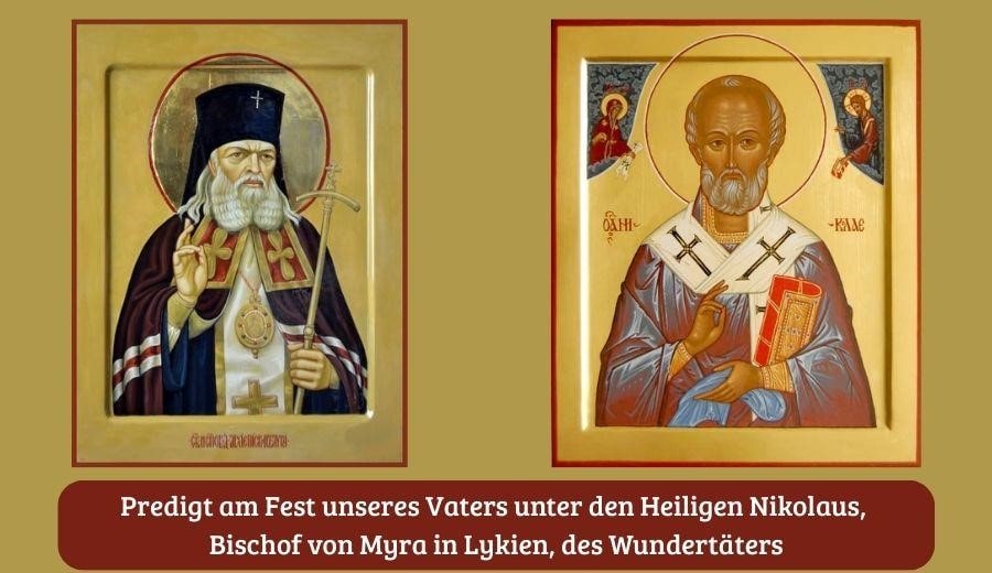 Predigt am Fest des Hl. Nikolaus