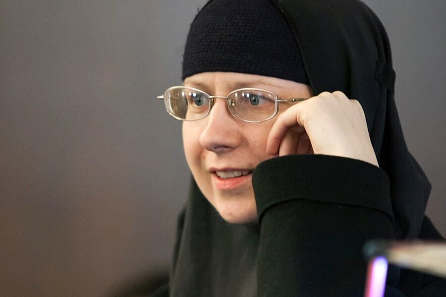 Nun Agapia - the Head of the Orthodox Festival