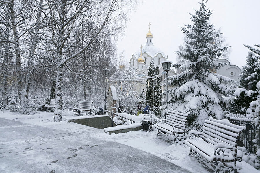 the Monastery like a fairy tale