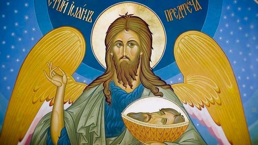 the beheading of Saint John the Baptist