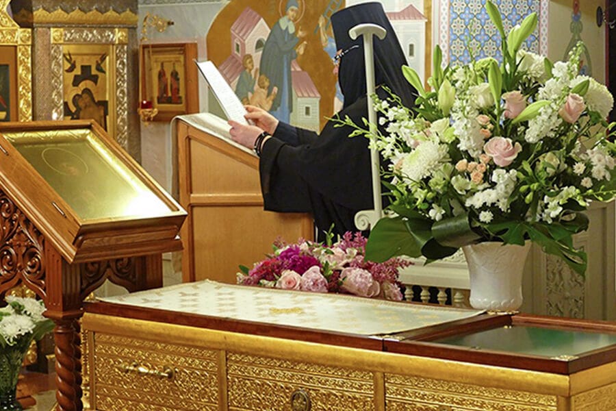 Reliquary with the holy remains of St Elena