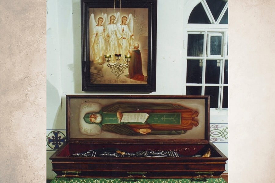The relics of the Venerable Alexander of Svir