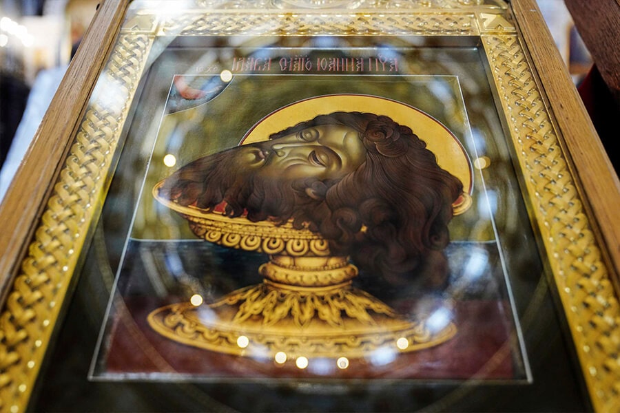 The head of St John the Baptist