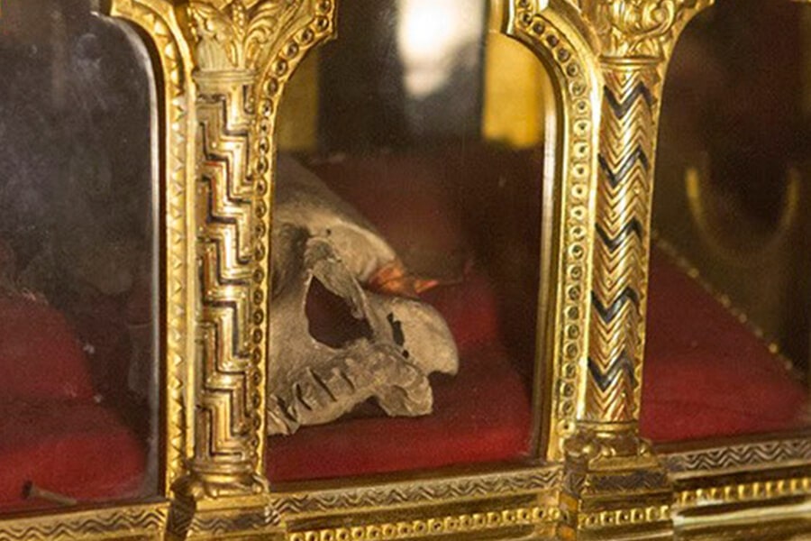 The head of St John Cassian the Roman