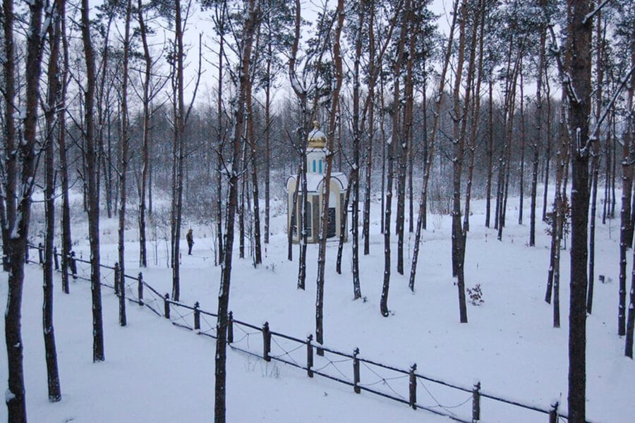 a chapel at Lavrishevo Monastery 