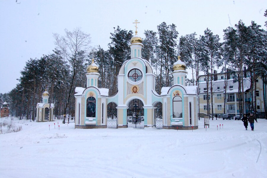  Lavrishevo Monastery in winter