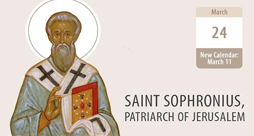 Saint Sophronius of Jerusalem, Wise Among Patriarchs