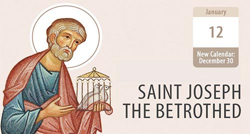 St Joseph the Betrothed, the Earthly Guardian of Christ and His Mother