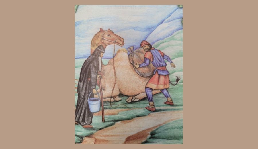 Starez Makarios und das Kamel