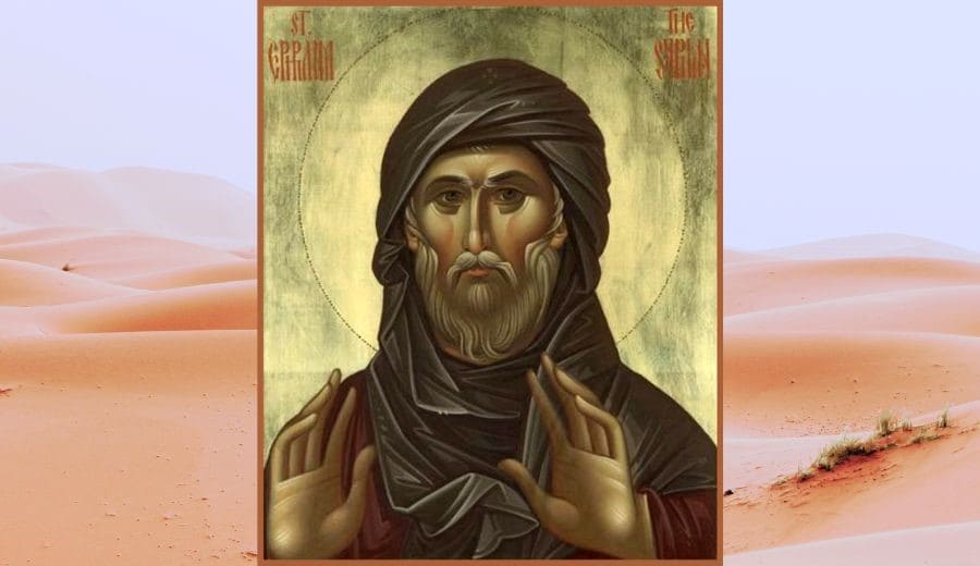 Ikone des Heiligen Ephraim des Syrers