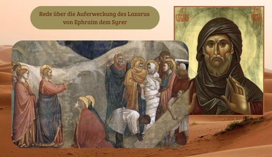 Ikone von der Auferweckung des Lazarus
