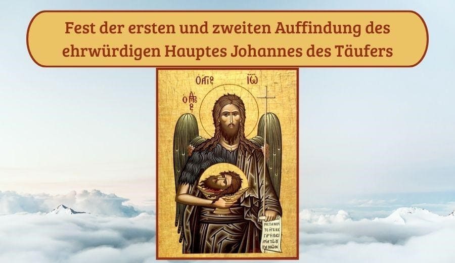 Auffindung des ehrw&uuml;rdigen Hauptes Johannes des T&auml;ufers