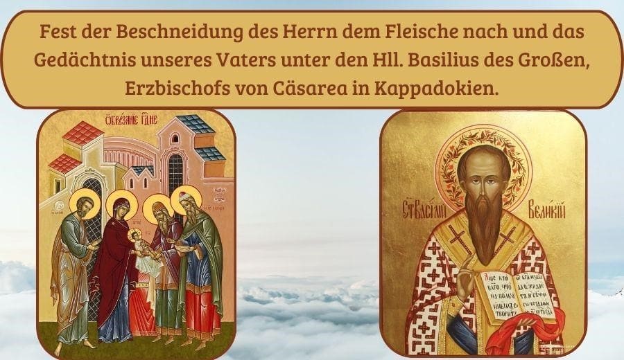 das Fest der Beschneidung des Herrn dem Fleische nach