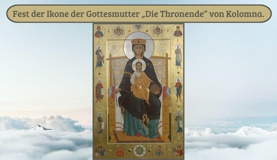 Ikone der Gottesmutter &bdquo;Die Thronende&ldquo;
